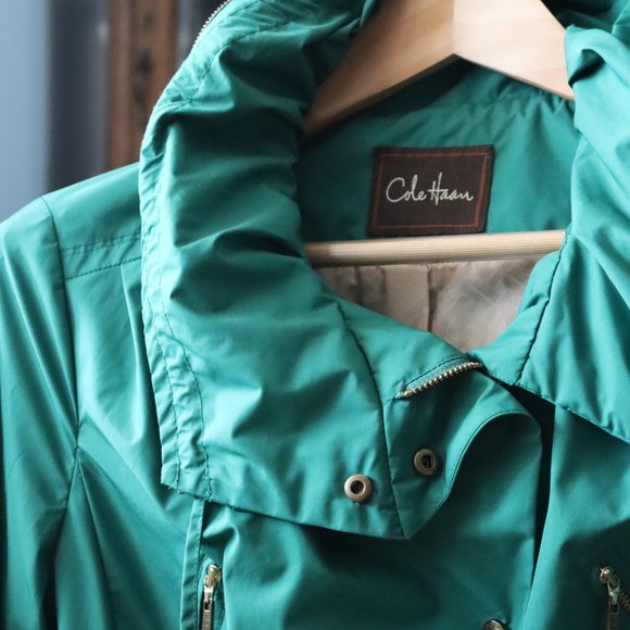 Cole Haan Jackets & Blazers - Like New, Cole Haan "Jelly Bean" Windbreaker in Kelly Green, Sz S